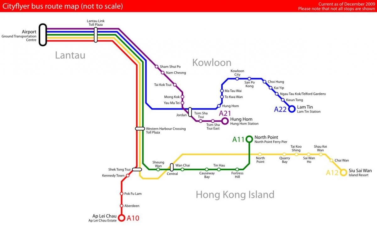 Hong Kong buss rutt karta