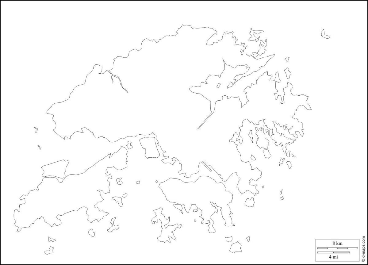 Hong Kong karta översikt