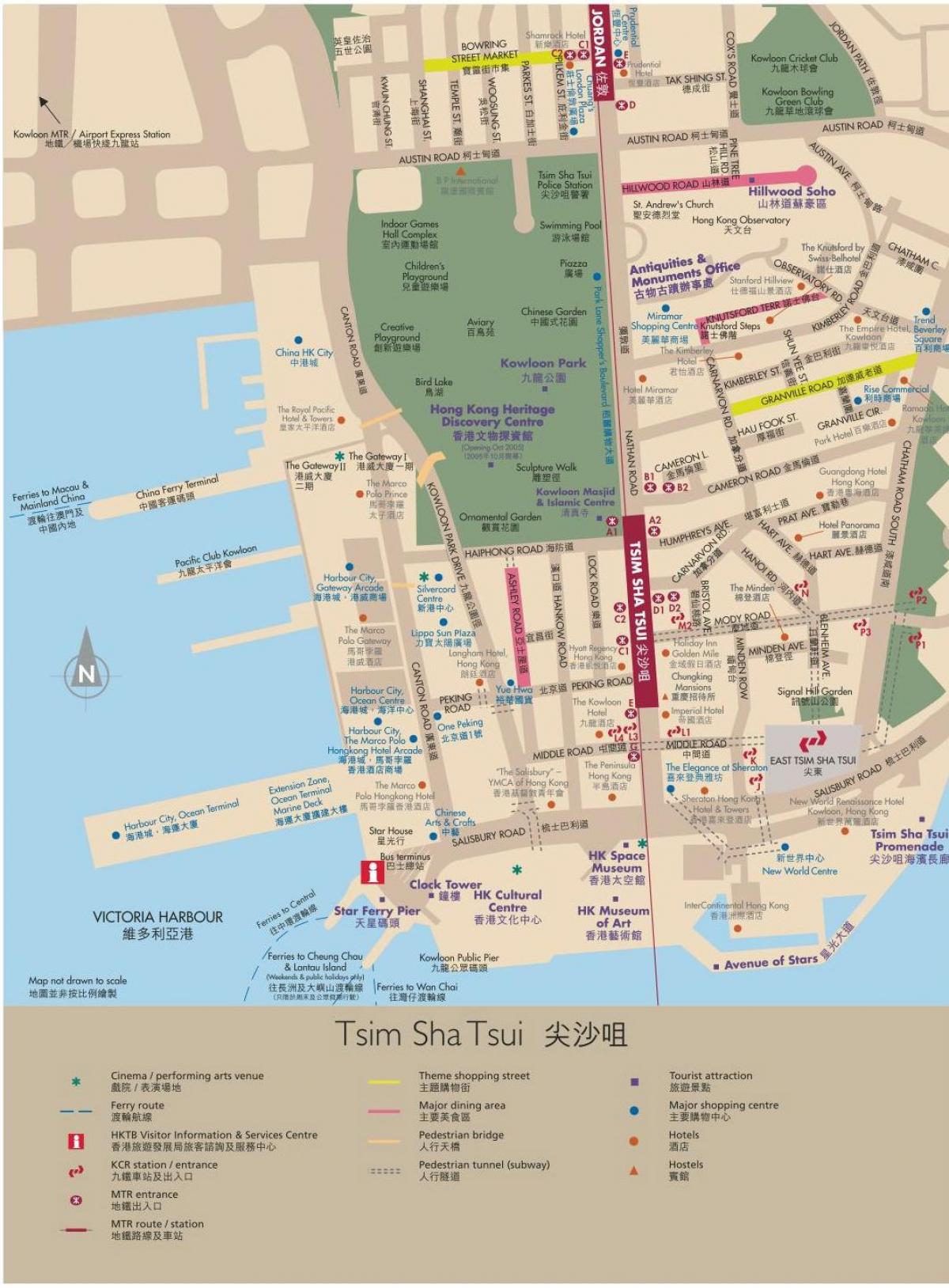Hong Kong-Kowloon karta