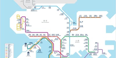 Hong Kong rör karta