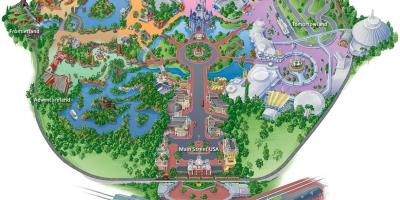 Disneyland Hongkong karta