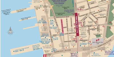 Hong Kong-Kowloon karta