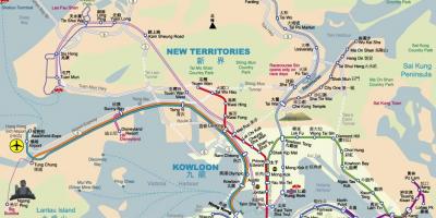 Kowloon tong MTR-stationen karta
