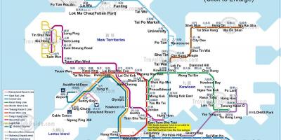 Karta MTR hk