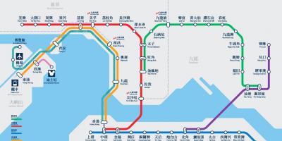 MTR-stationen Causeway bay karta