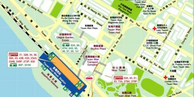 Tsuen Wan West station karta